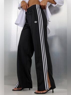 NEW ADIDAS ORIGINALS WOMENS FIREBIRD LOOSE TREFOIL PANTS JC8245 BLACK Sz L, XL